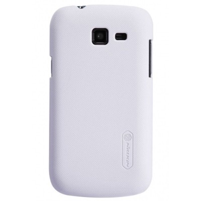 Samsung Galaxy Trend Lite S7390 (S7392) Nillkin Frosted Shield balts plastmasas apvalks + ekrāna aizsargplēve / Vacins.lv