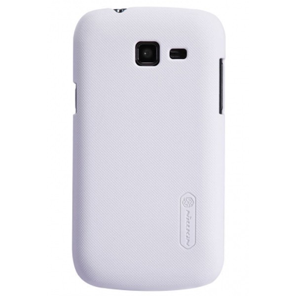 „Nillkin“ Frosted Shield apvalks - balts + ekrāna aizsargplēve (Galaxy Trend Lite)