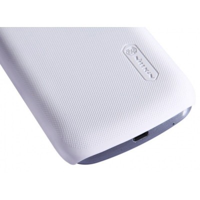 Samsung Galaxy Trend Lite S7390 (S7392) Nillkin Frosted Shield balts plastmasas apvalks + ekrāna aizsargplēve / Vacins.lv