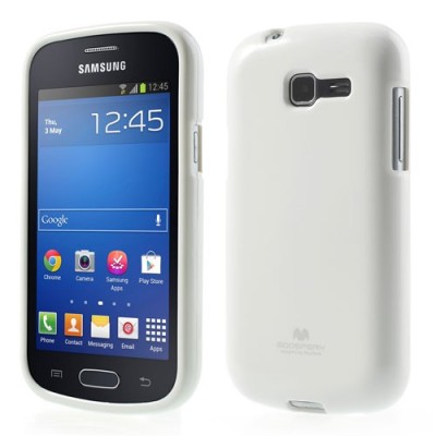 Samsung Galaxy Trend Lite S7390 (S7392) Mercury balts cieta silikona (TPU) apvalks / vacins.lv