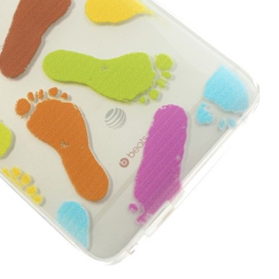 HTC One M7 rakstains margs silikona apvalks / vacins.lv