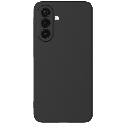 "Shell" hard silicone (TPU) case - black (Galaxy A57)