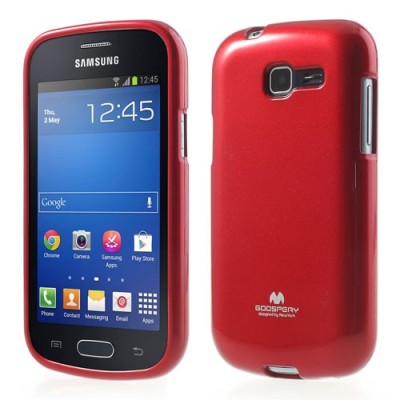 Samsung Galaxy Trend Lite (S7390, S7392) raudonas Mercury kieto silikono (TPU) dėklas / Priedai.lt