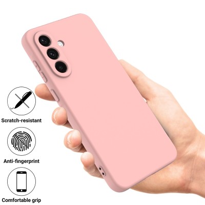 „Shell“ kõva silikoon (TPU) ümbris – roosa (Galaxy A57)