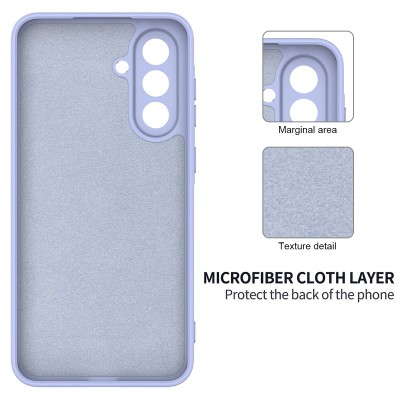 "Shell" hard silicone (TPU) case - purple (Galaxy A57)