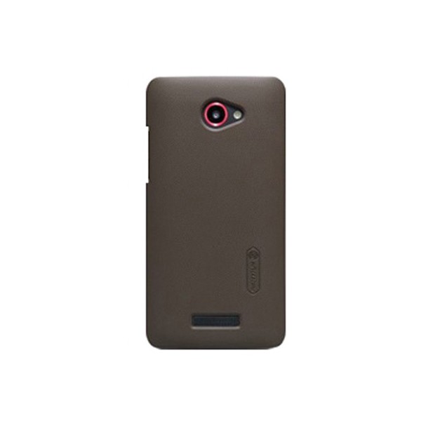 „Nillkin“ Frosted Shield dėklas - rudas + apsauginė ekrano plėvelė (One)