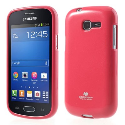 Samsung Galaxy Trend Lite (S7390, S7392) rožinis Mercury kieto silikono (TPU) dėklas / Priedai.lt