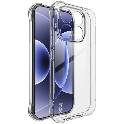 "Imak" tugevdatud turvalisus kõva silikoon (TPU) airbag ümbris - läbipaistev (Xiaomi 17)
