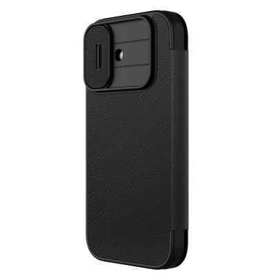 „Nillkin“ Qin Pro flip case - black (iPhone 17)