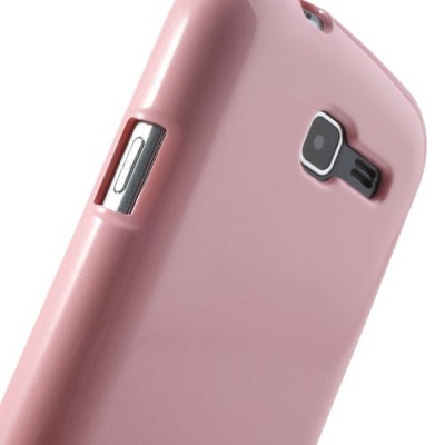 Samsung Galaxy Trend Lite (S7390, S7392) šviesiai rožinis Mercury kieto silikono (TPU) dėklas / Priedai.lt