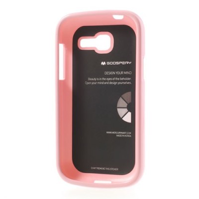 Samsung Galaxy Trend Lite (S7390, S7392) šviesiai rožinis Mercury kieto silikono (TPU) dėklas / Priedai.lt