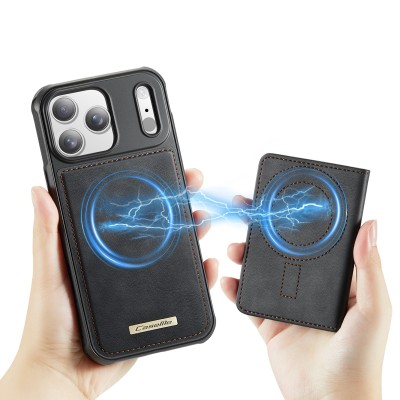 „CASEME“ Wallet case - black (iPhone 17 Pro Max)