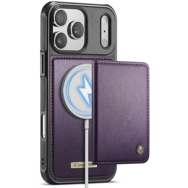 „CASEME“ Wallet case - purple (iPhone 17 Pro Max)
