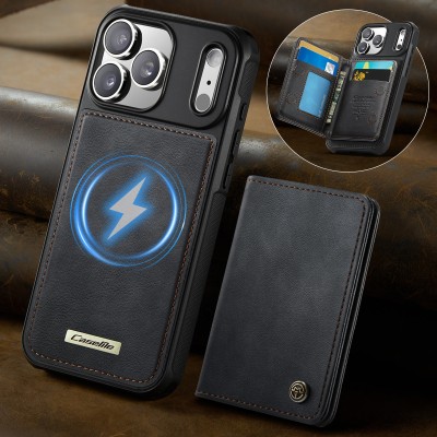 „CASEME“ Wallet dėklas - juodas (iPhone 17 Pro)