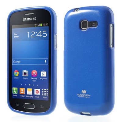 Samsung Galaxy Trend Lite (S7390, S7392) mėlynas Mercury kieto silikono (TPU) dėklas / Priedai.lt