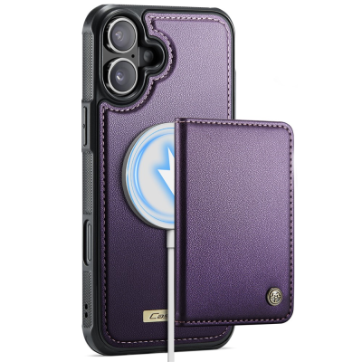 „CASEME“ Wallet apvalks - violets (iPhone 17)