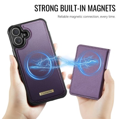 „CASEME“ Wallet dėklas - violetinis (iPhone 17)