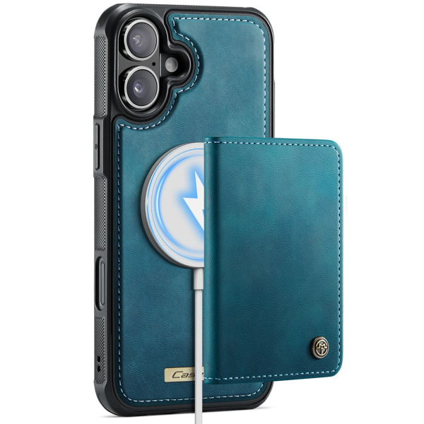 „CASEME“ Wallet apvalks - zaļš (iPhone 17)