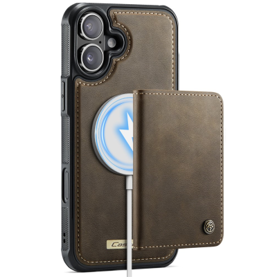„CASEME“ Wallet case - brown (iPhone 17)