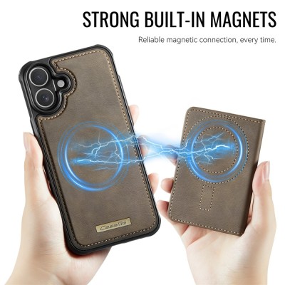 „CASEME“ Wallet case - brown (iPhone 17)