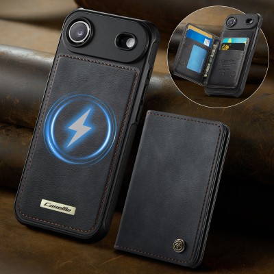 „CASEME“ Wallet apvalks - melns (iPhone Air)