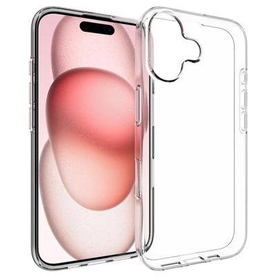 Kõva silikoon (TPU) ümbris – läbipaistev (iPhone 17)
