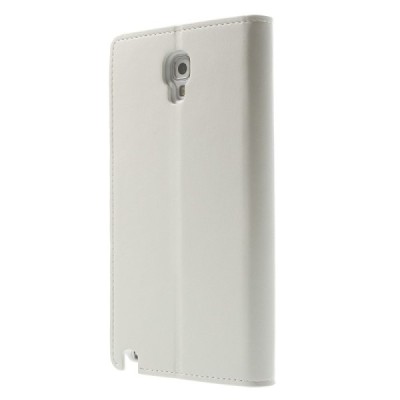 Samsung Galaxy Note 3 Neo Mercury Sonata atvērams balts ādas maciņš / Vacins.lv