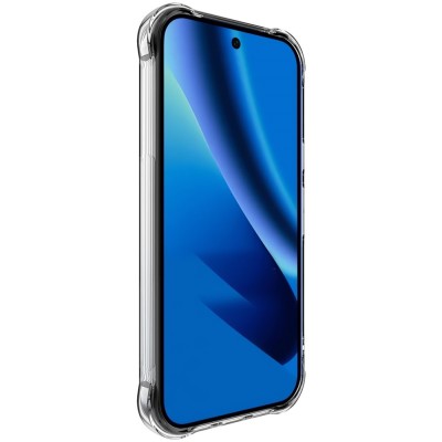 „Imak“ sustiprintos apsaugos kieto silikono (TPU) airbag dėklas - skaidrus (Pixel 10a)