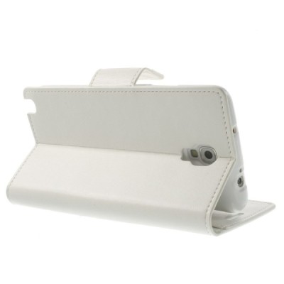 Samsung Galaxy Note 3 Neo Mercury Sonata atvērams balts ādas maciņš / Vacins.lv