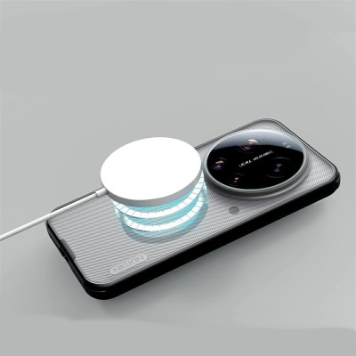 "Nillkin" Super Frosted Shield Pro Magnetic apvalks - melns (Xiaomi 17 Ultra)