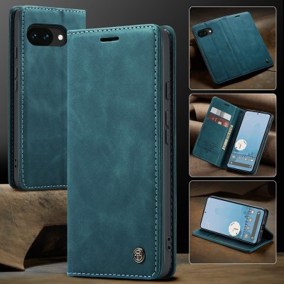 „CaseMe“ Retro solidus atverčiamas dėklas - žalias (Pixel 10a)