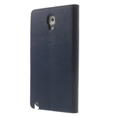 Samsung Galaxy Note 3 Neo Mercury Sonata atvērams zils ādas maciņš / Vacins.lv