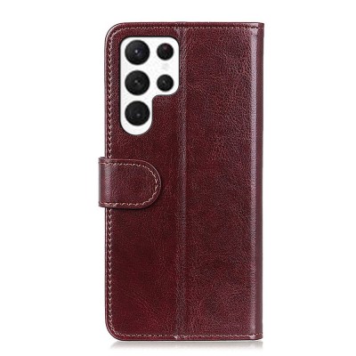 "Binfen" Flip Book Case - Brown (Galaxy S26 Ultra)
