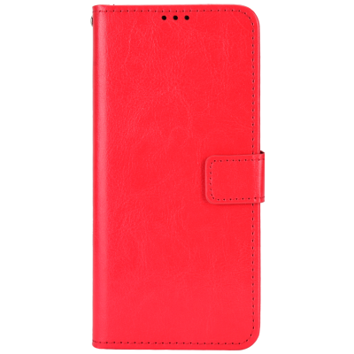 „Binfen“ atverčiamas dėklas, knygutė - raudonas (Honor X5c Plus 4G)