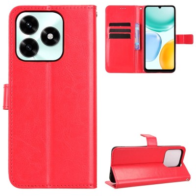 „Binfen“ atverčiamas dėklas, knygutė - raudonas (Honor X5c Plus 4G)