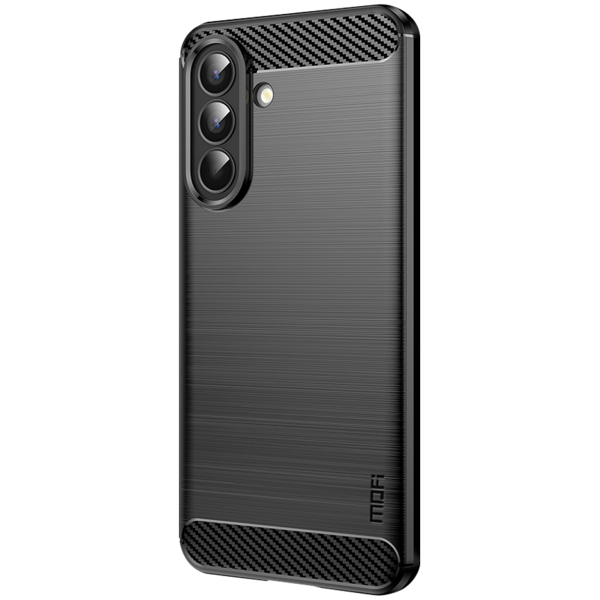 „Mofi“ Carbon cieta silikona (TPU) apvalks - melns (Galaxy A57)