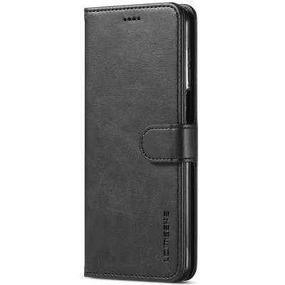 "LC.IMEEKE" atvēramais maciņš - melns (Redmi Note 9 Pro)