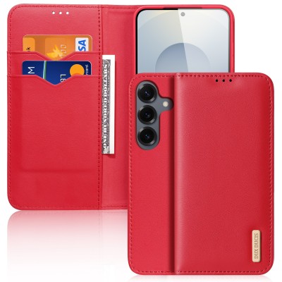 „Dux Ducis“ Hivo atverčiamas dėklas - raudonas (Galaxy S26)