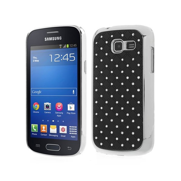 Elegants apvalks - melns (Galaxy Trend Lite)