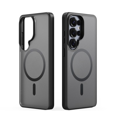 „DUX DUCIS“ Yind MagSafe matinis kieto silikono (TPU) dėklas - juodas (Galaxy S26 Ultra)