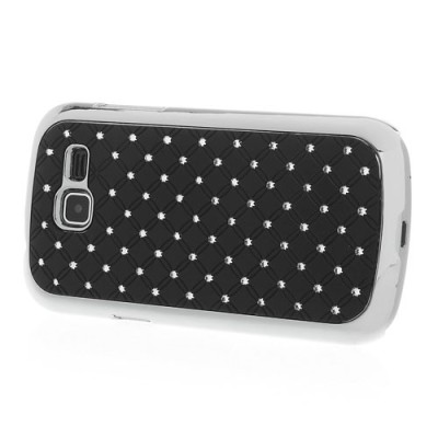 Samsung Galaxy Trend Lite S7390 (S7392) elegants melns apvalks ar spīduļiem / Vacins.lv