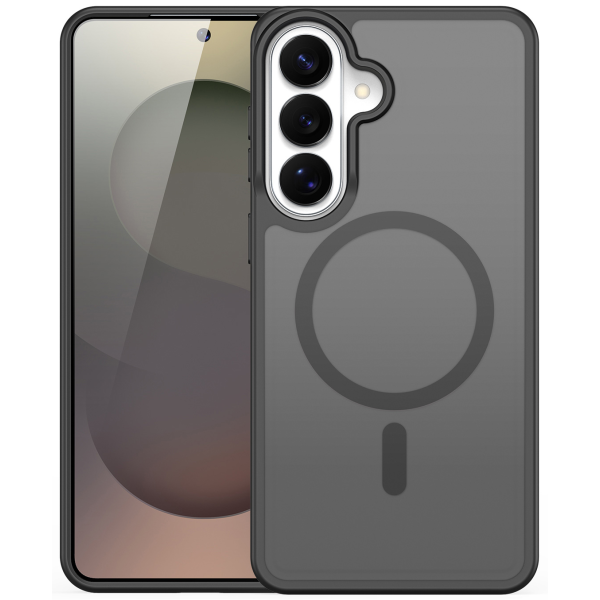 „DUX DUCIS“ Yind MagSafe matinis kieto silikono (TPU) dėklas - juodas (Galaxy S26+)