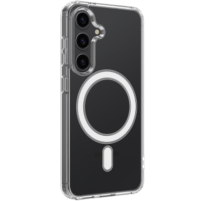 "Tubi" MagSafe kõva silikoonist (TPU) ümbris - läbipaistev (Galaxy S26)
