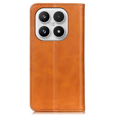 "Binfen" Split atvērams maciņš - gaiši brūns (Xiaomi 17)