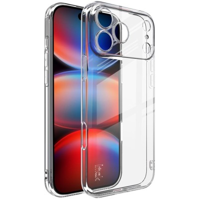 "IMAK" UX-5 hard silicone (TPU) case - transparent (iPhone 17 Pro Max)