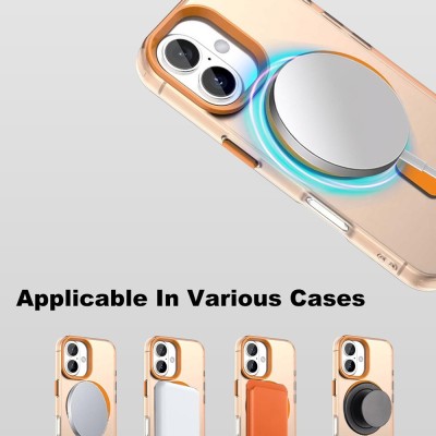 "IMAK" Candy MagSafe matt kõva silikoon (TPU) ümbris – oranž (iPhone 17)