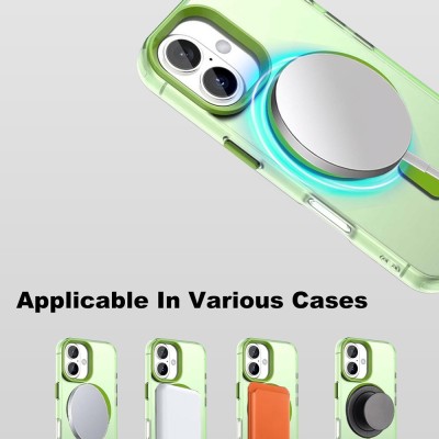 "IMAK" Candy MagSafe matēts cieta silikona (TPU) apvalks - zaļš (iPhone 17)