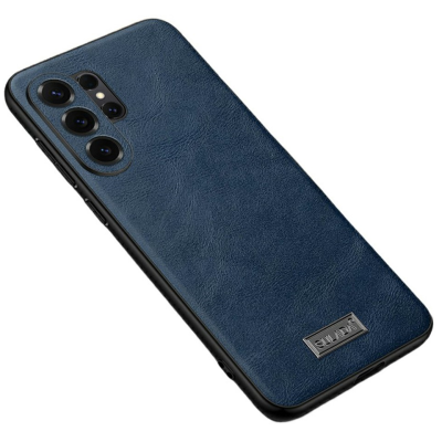 „Sulada“ Leather ādas apvalks - zils (Galaxy S26 Ultra)