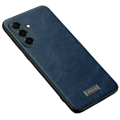 „Sulada“ Leather ādas apvalks - zils (Galaxy S26)