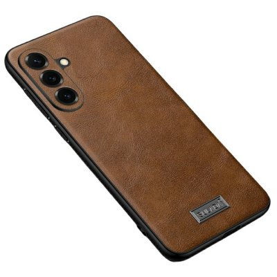 „Sulada“ Leather ādas apvalks - brūns (Galaxy S26)